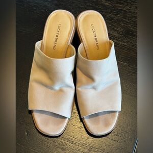Lucky Brand Women's Tan Mules